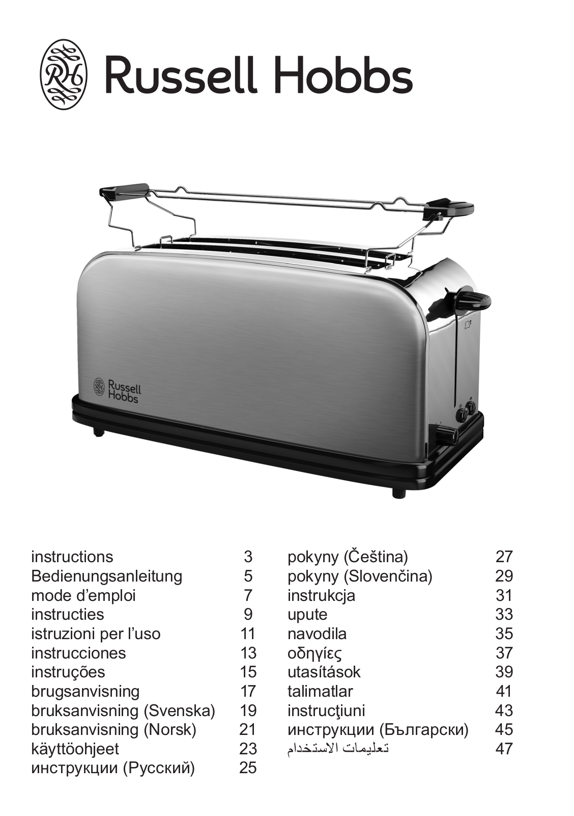 Russell Hobbs 23610-56 operation manual