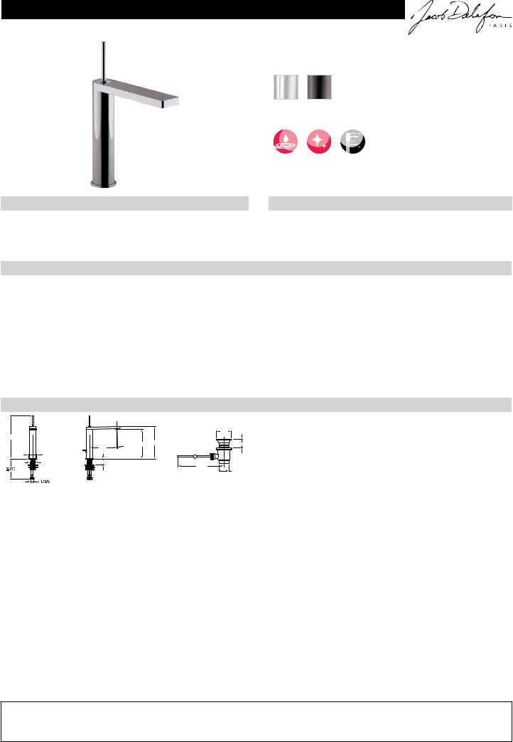 Jacob Delafon COMPOSED E73053-TT, COMPOSED E73053-CP Datasheet