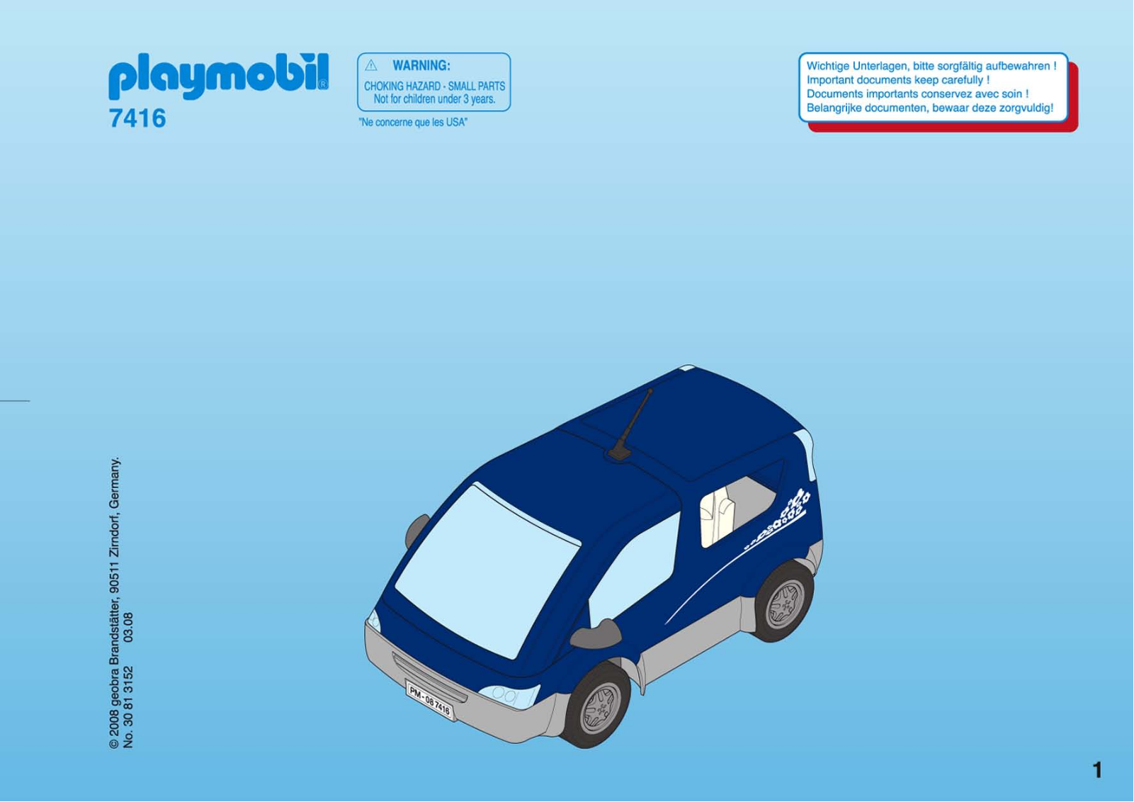 Playmobil 7416 Instructions