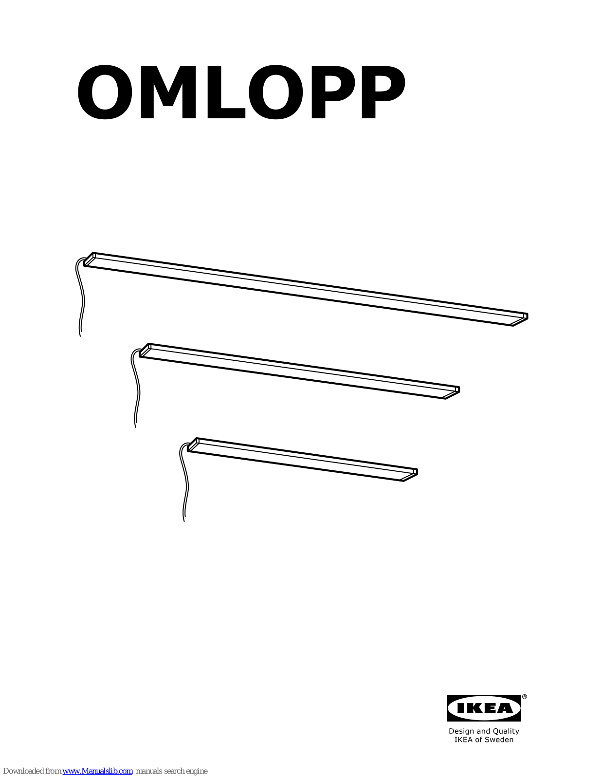 IKEA OMLOPP Assembly Manual