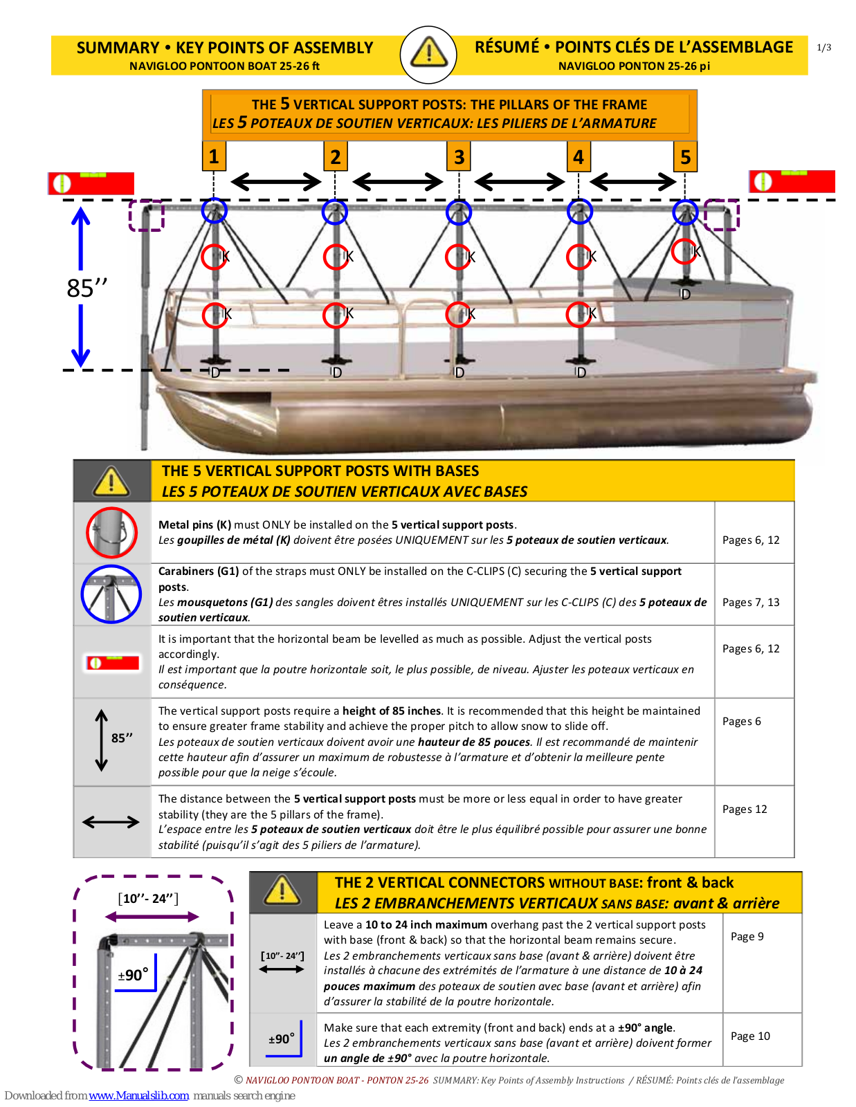 Navigloo 3520, 3521, 3540, 3542 Assembly Instructions Manual - ManualMachine.com