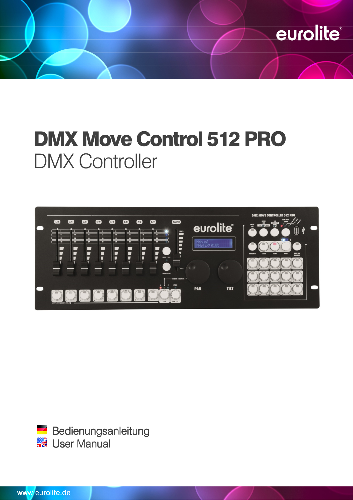 EuroLite DMX Move Control 512 PRO User Manual