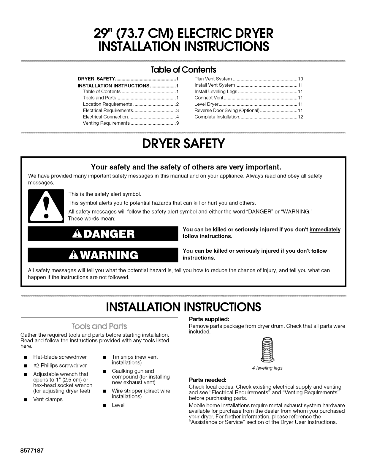 Estate EED4100SQ0, EED4100WQ0, EED4300SQ0, EED4400SQ0 Installation Guide - ManualMachine.com