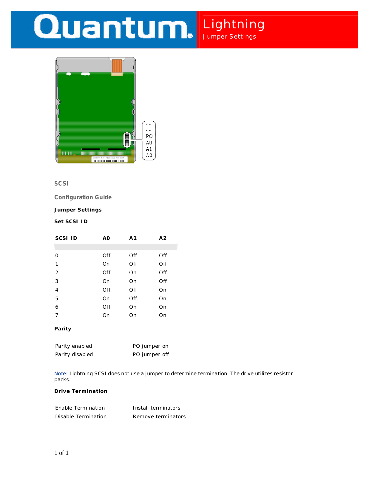 Seagate LIGHTNING User Manual