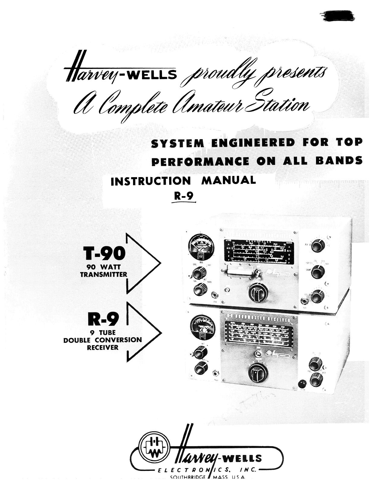 Harvey-Wells R-9 Service manual