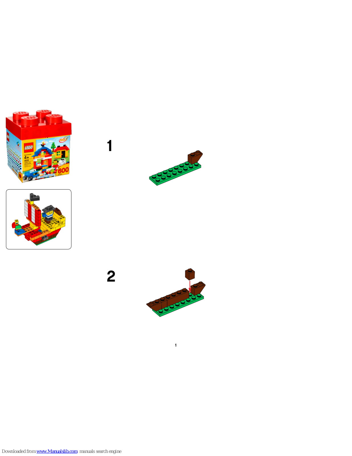 LEGO 600 Quick Manual