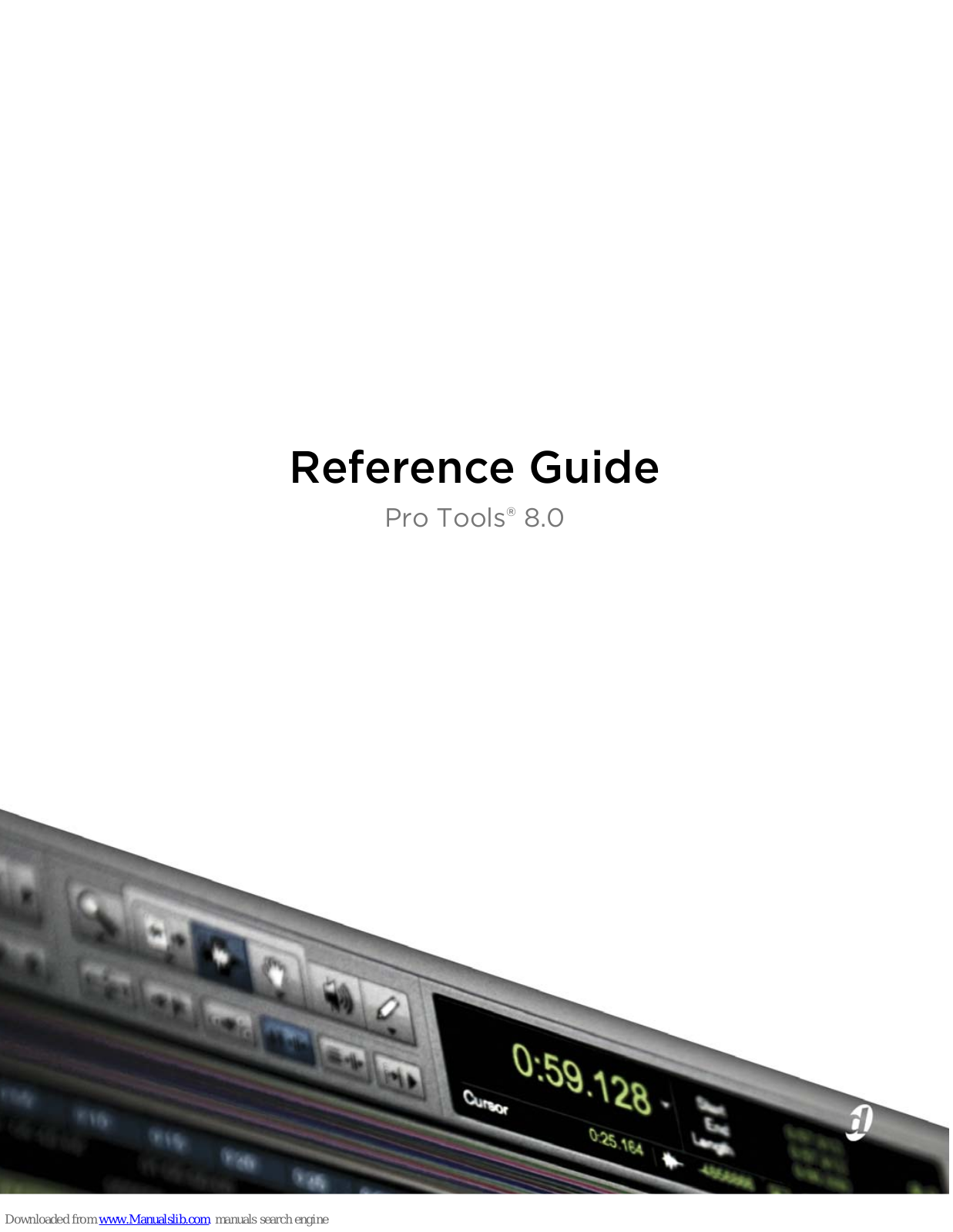 DigiDesign Pro Tools 8.0 Reference Manual