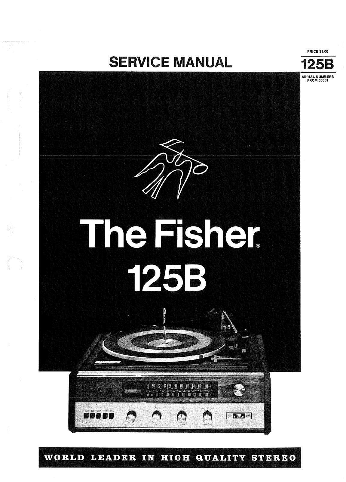 Fisher 125-B Service manual