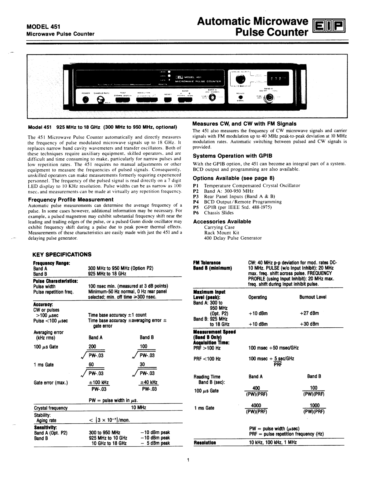 EIP Phasematrix 451,545,548 catalog