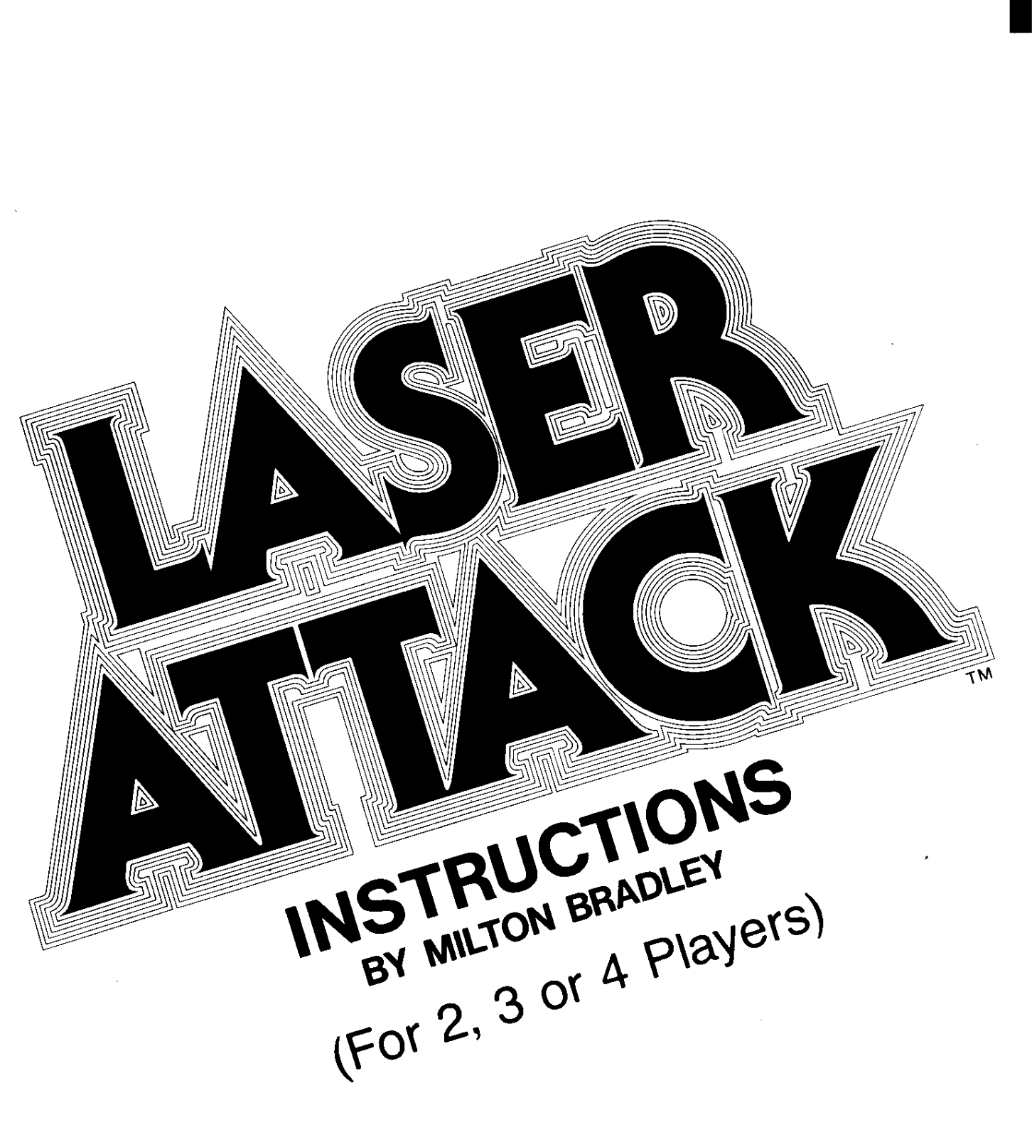 Hasbro LASER ATTACK User Manual