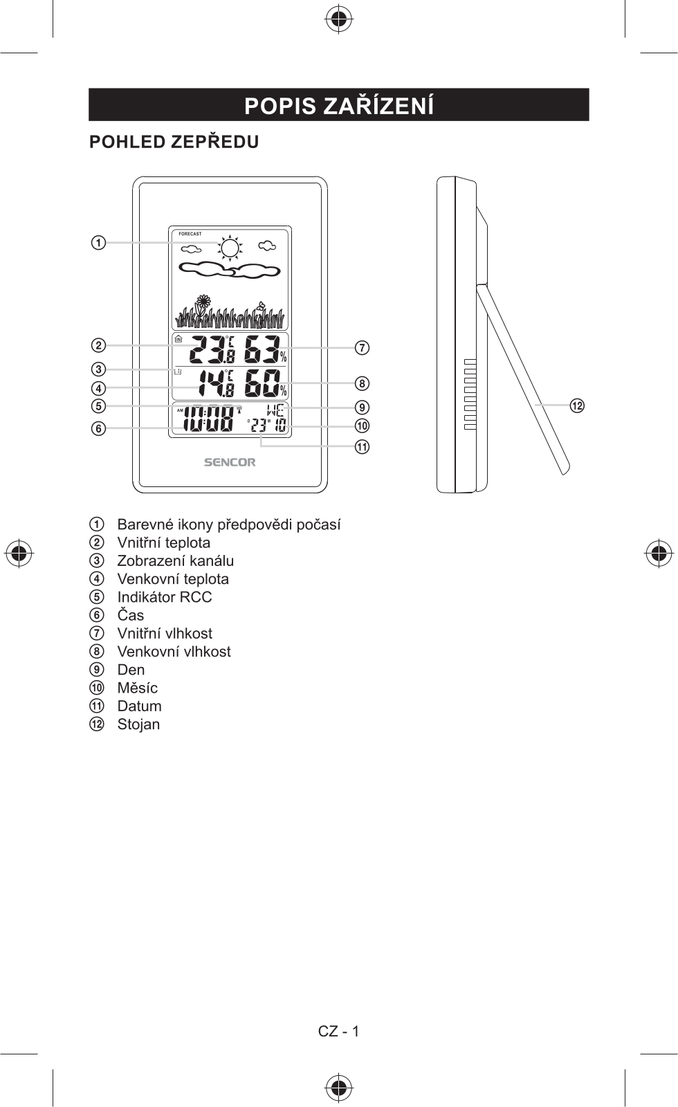 Sencor SWS 4000 User Manual