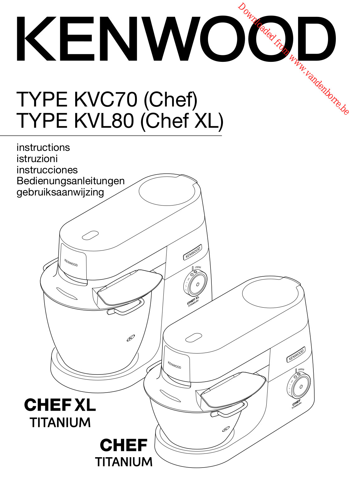 KENWOOD KVL8320S User Manual