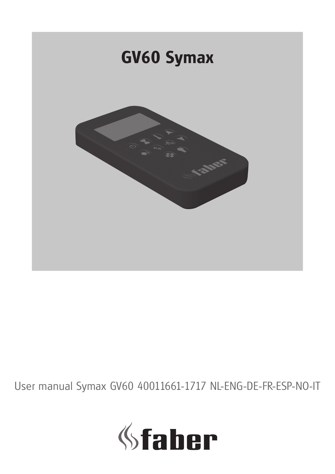 Faber GV60 Symax User Manual