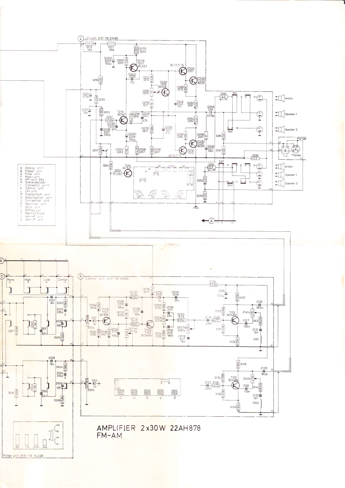 Philips 22-AH-878 Schematic