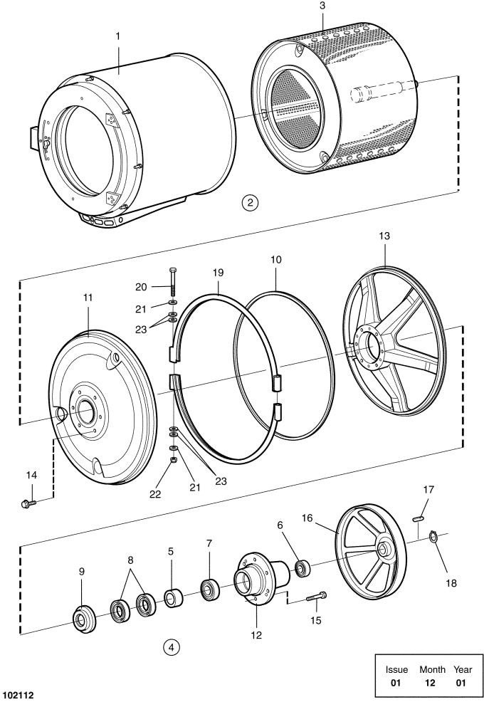 Wascomat W630 Parts Diagram