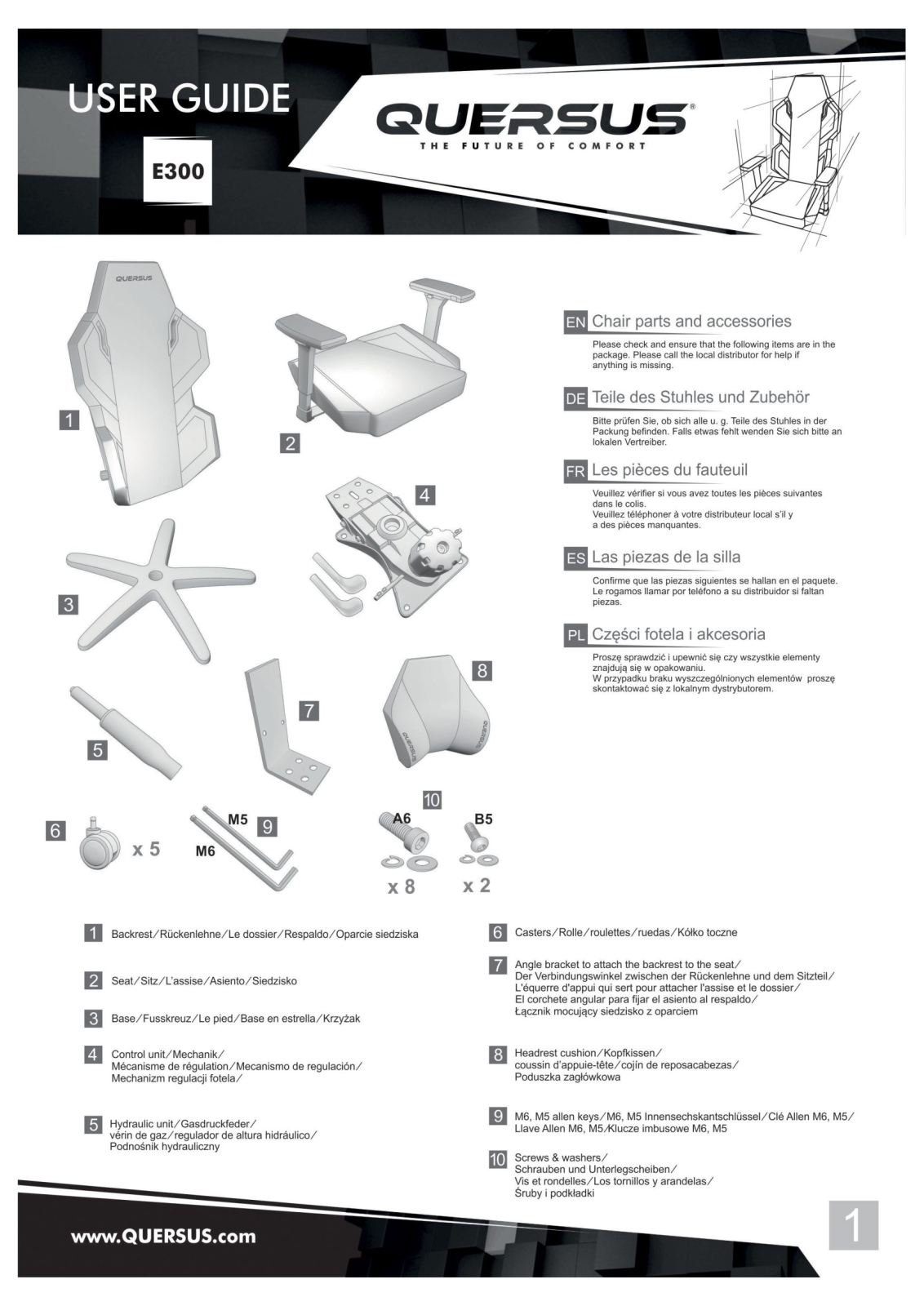 QUERSUS Evos 301 User guide - ManualMachine.com
