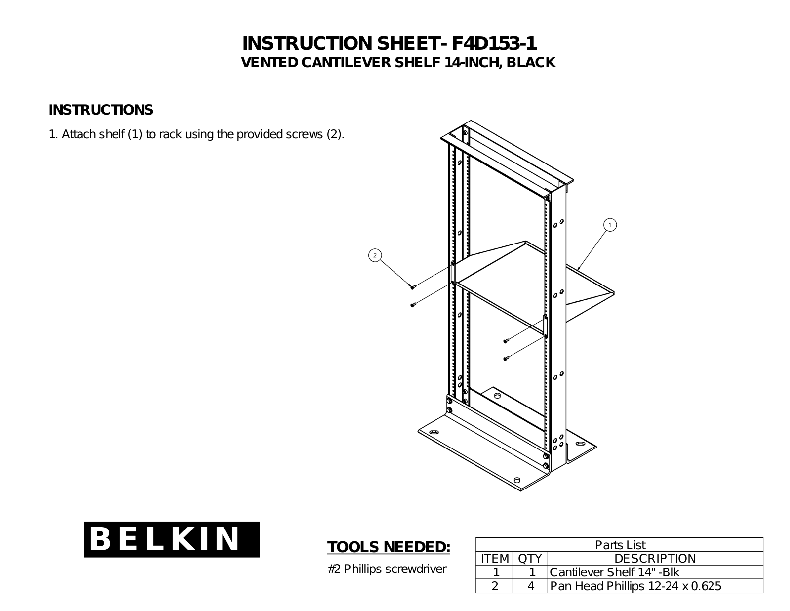 Belkin F4D153-1 User Manual