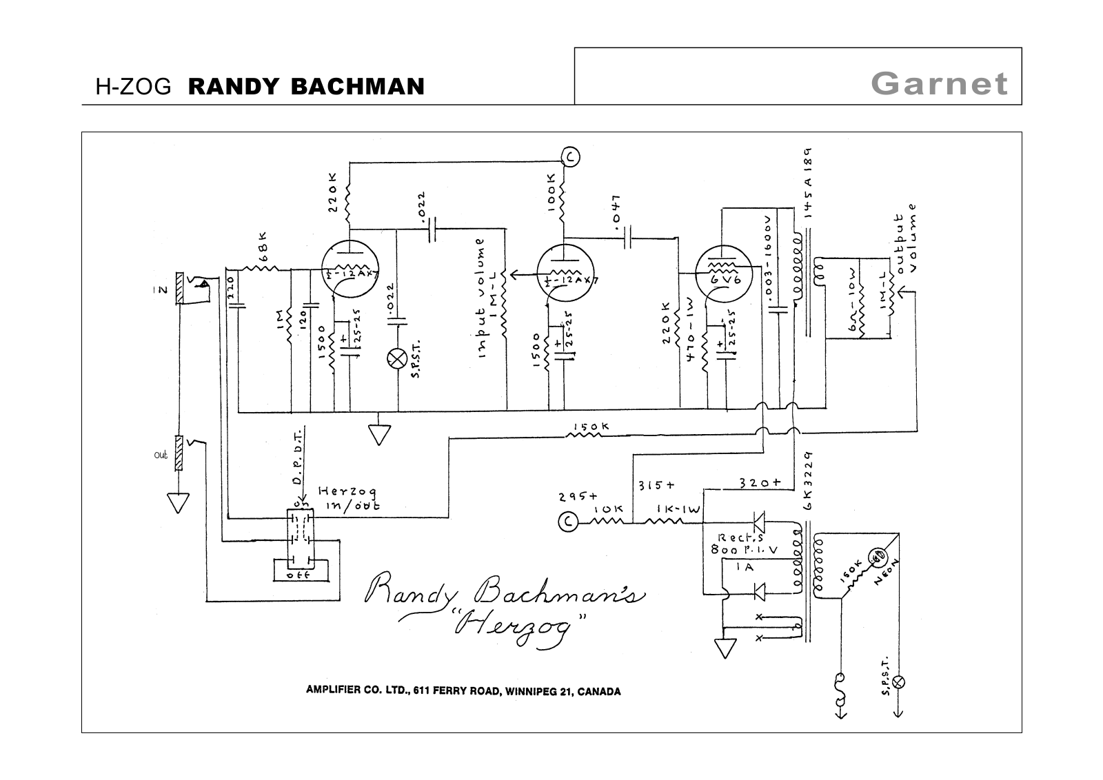 Garnet g12h schematic