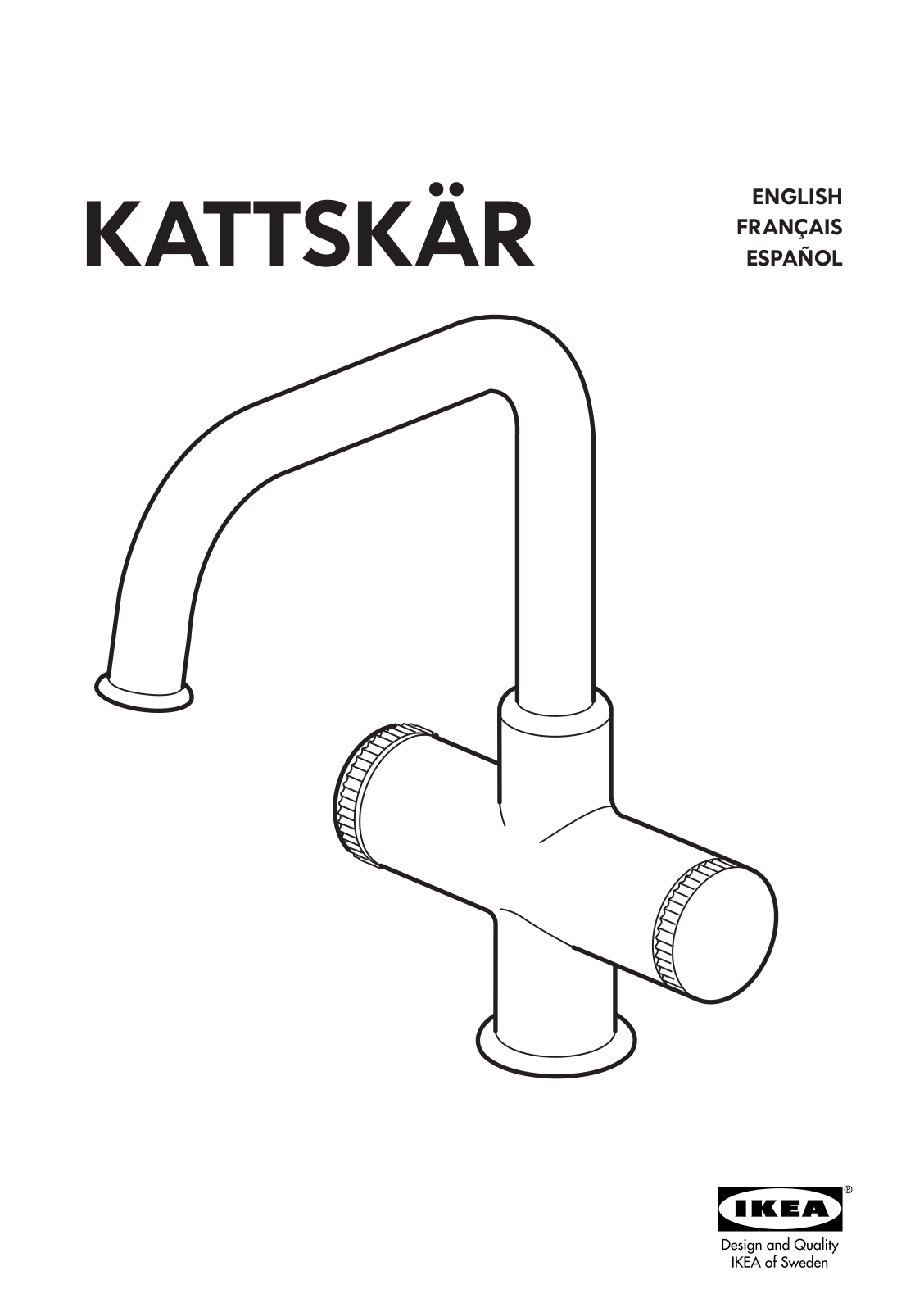 IKEA KATTSKAR BATH FAUCET User Manual