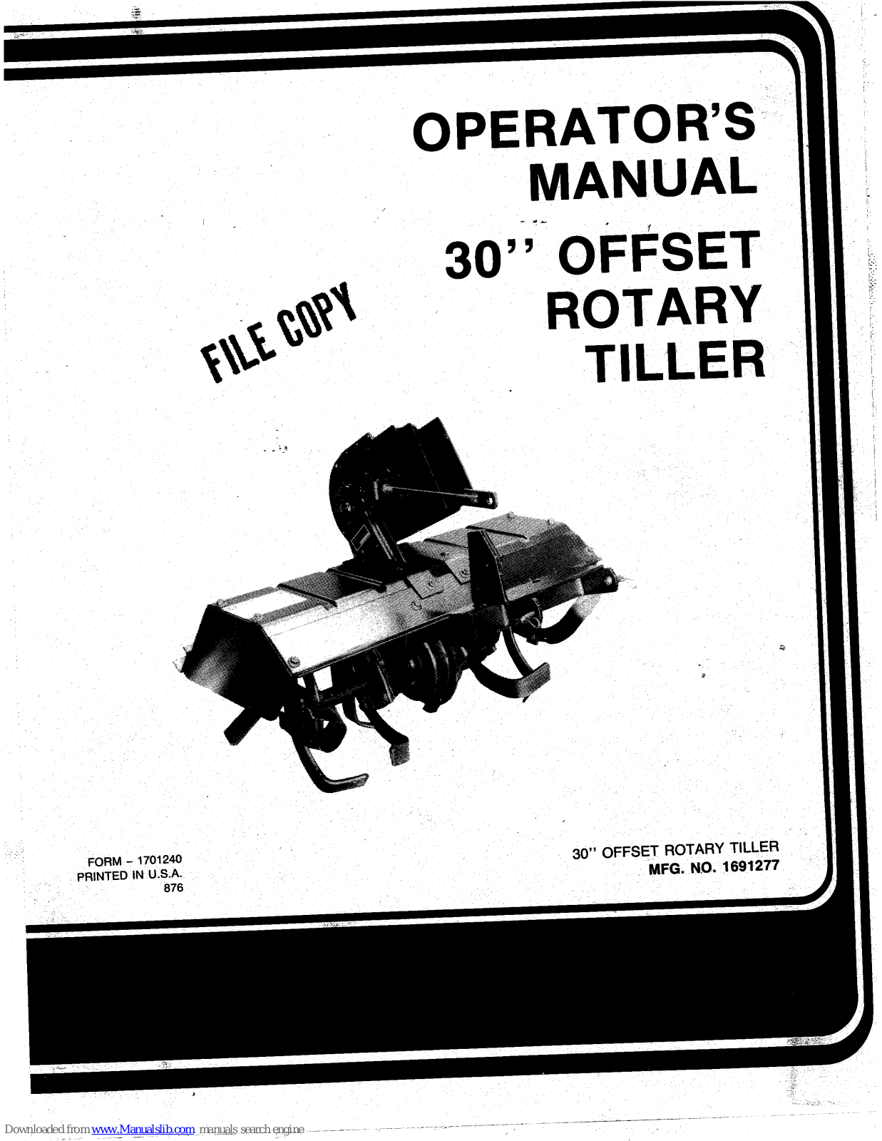 Simplicity 1691277 Operator's Manual