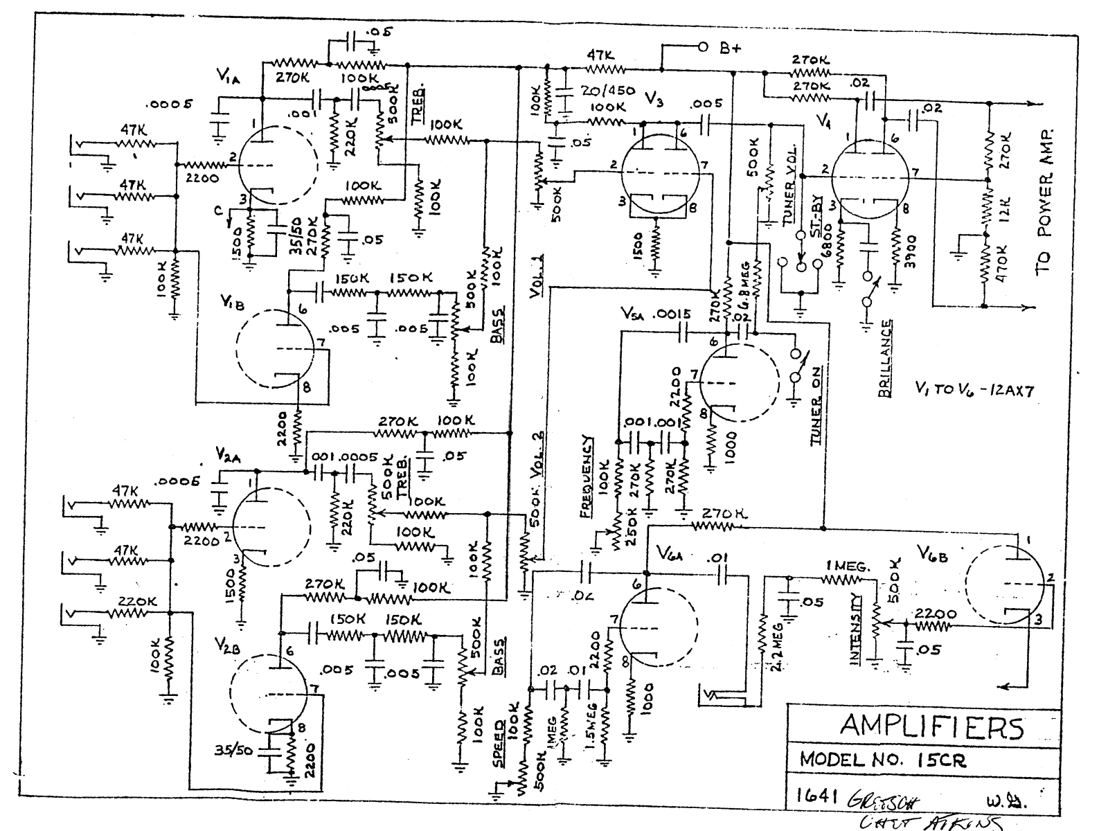 Gretsch 6160 schematic