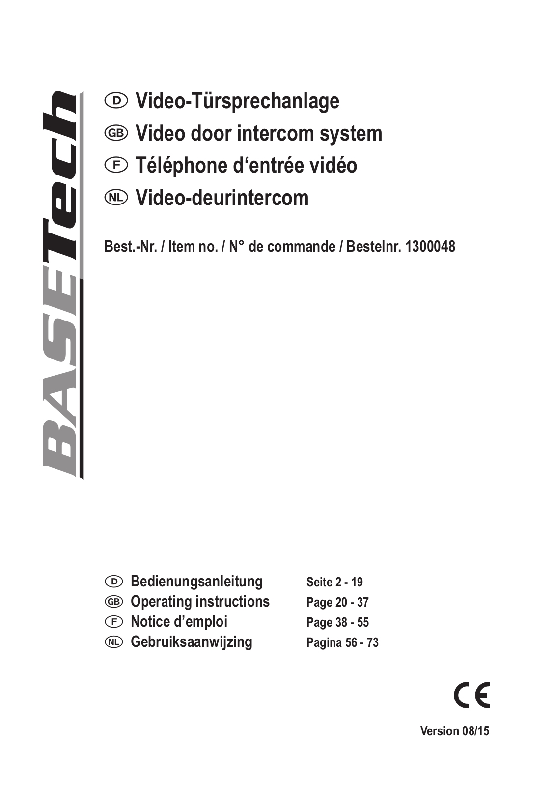 Basetech 1300048 User guide