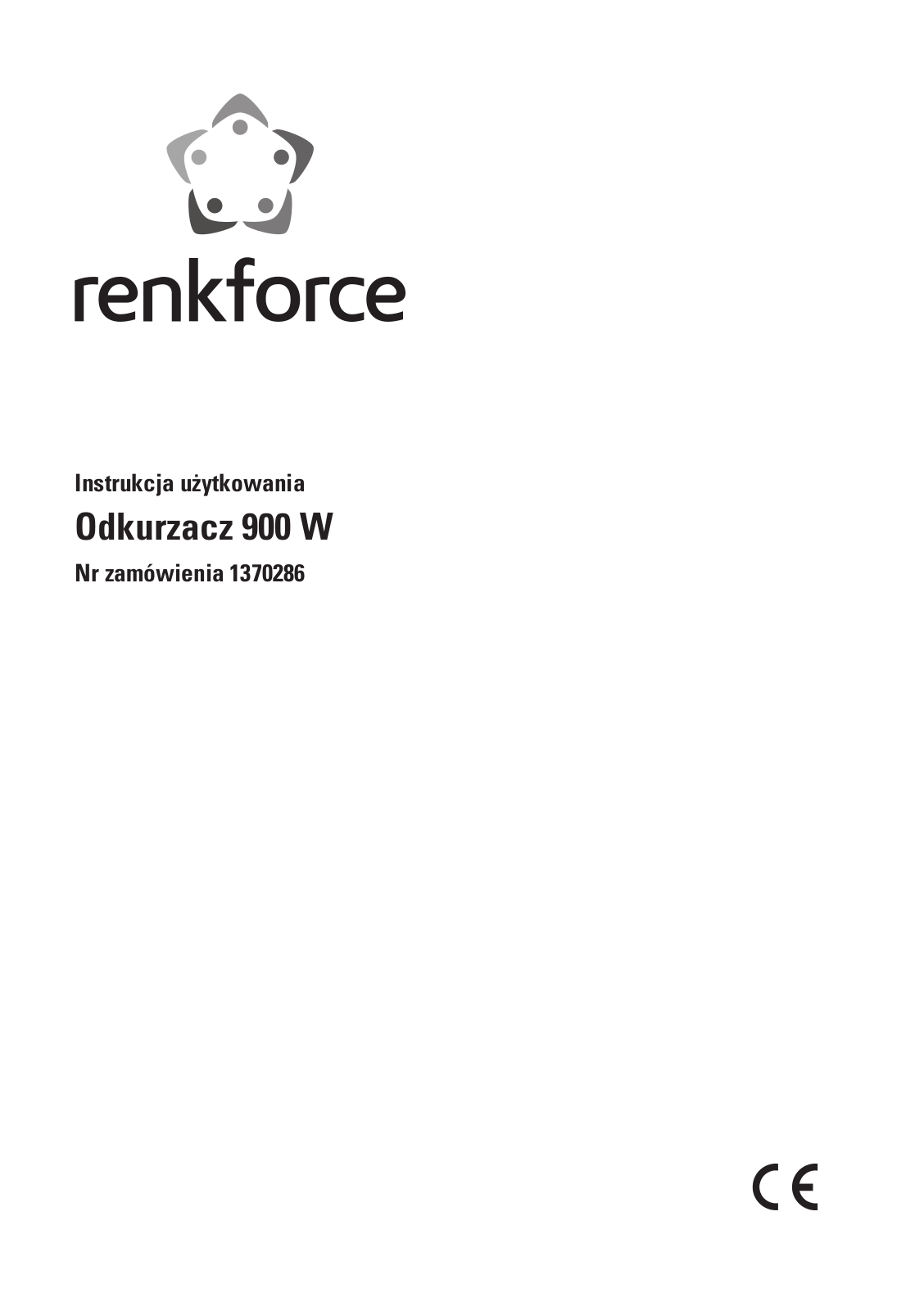 Renkforce 1370286 Operating Instructions