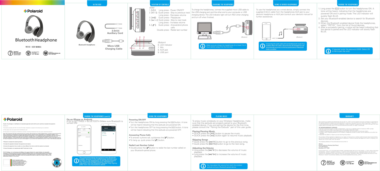 Linpa Technology PBT101 User Manual