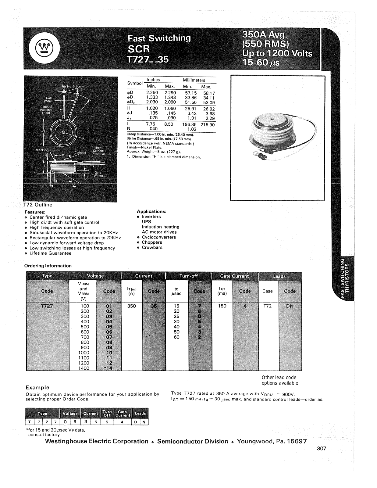 Powerex T727__35 Data Sheet - ManualMachine.com