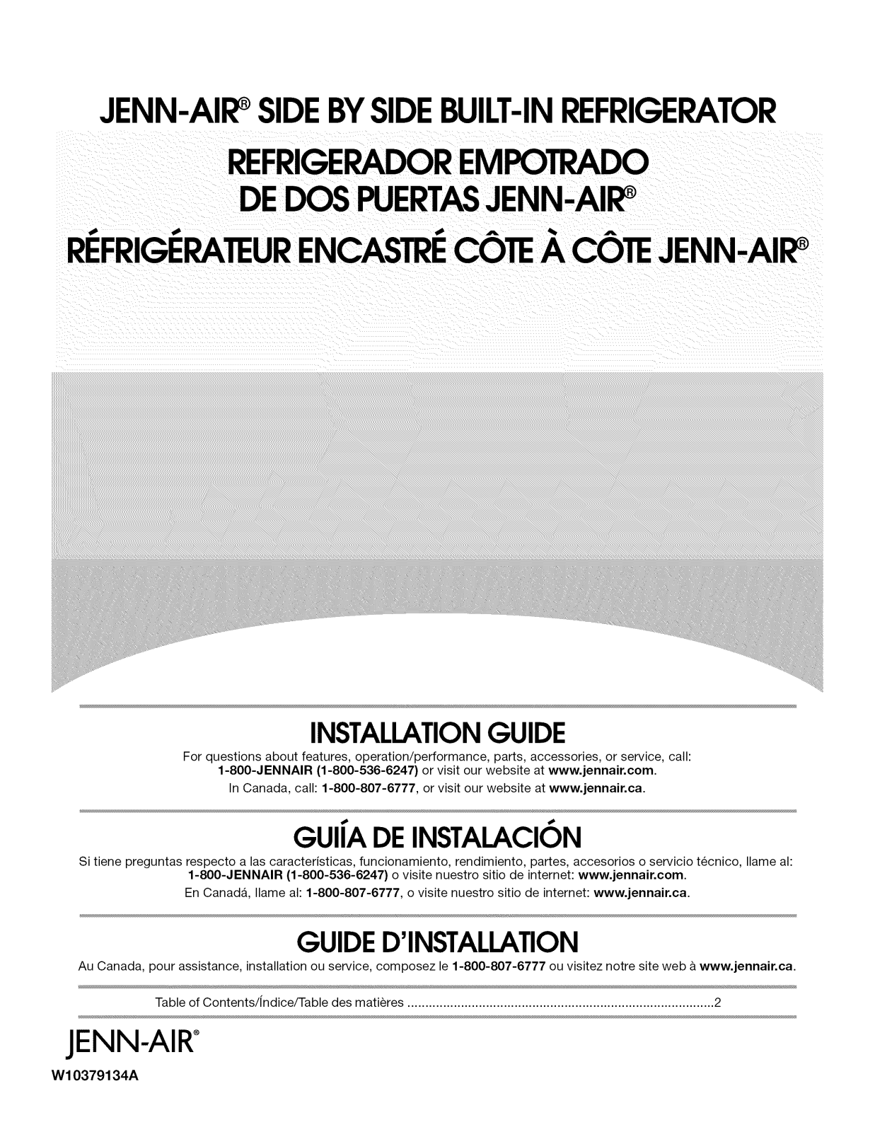 Jenn-Air JS42CXDUDB02, JS42PPDUDB02, JS48PPDUDB02, JS48SEDUDW12, JS48SEDUEA02 Installation Guide