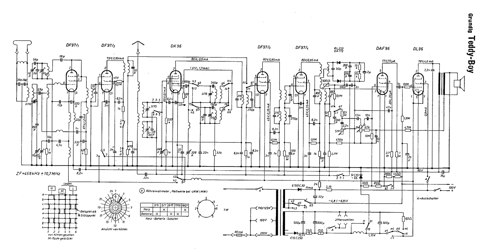 Grundig Teddy-Boy Schematic