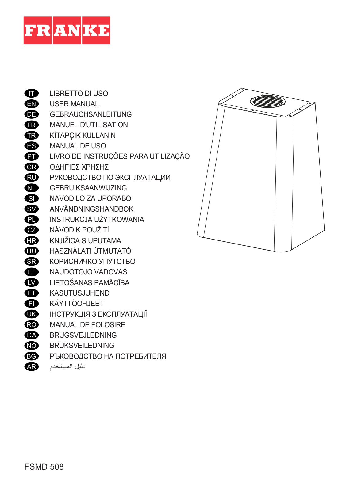 FRANKE FSMD 508 User guide - ManualMachine.com