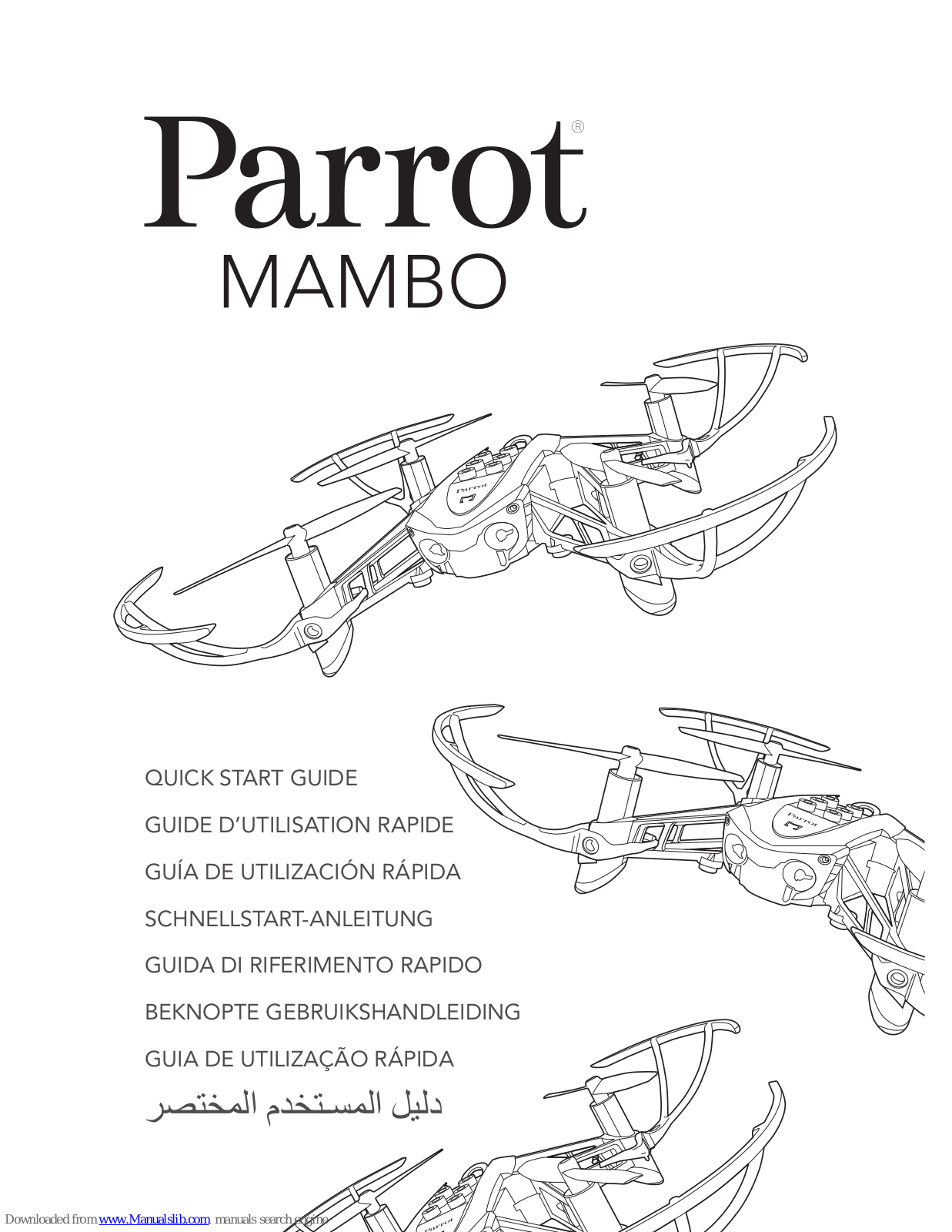 Parrot Mambo Quick Start Manual