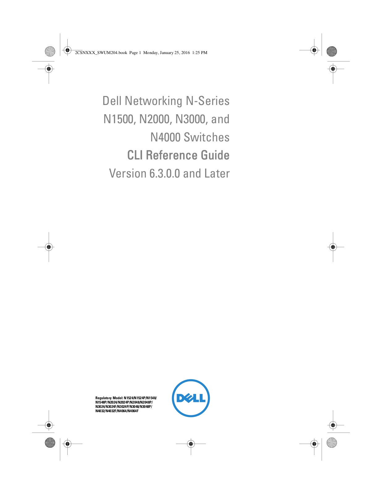 Dell PowerSwitch N4000 User Manual