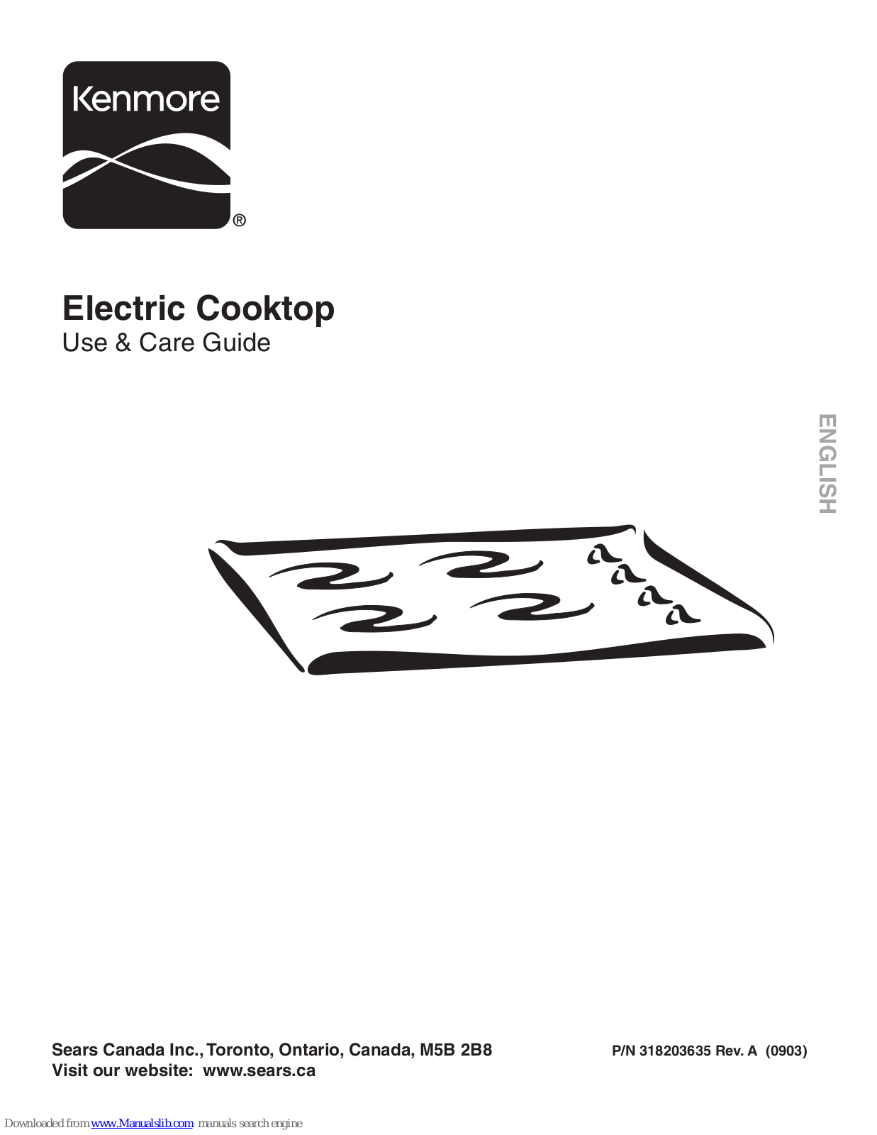 Kenmore Electric Cooktop Use & Care Manual