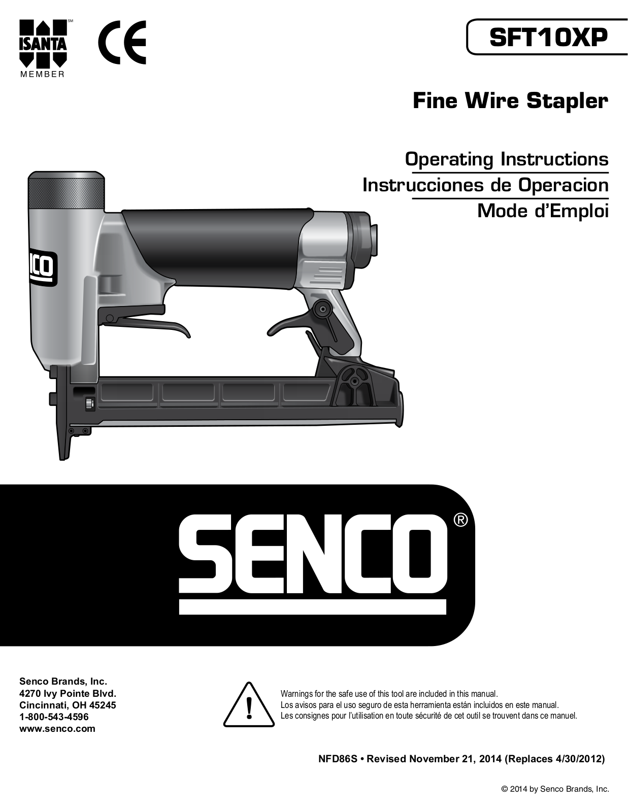 Senco SFT10XP User Manual