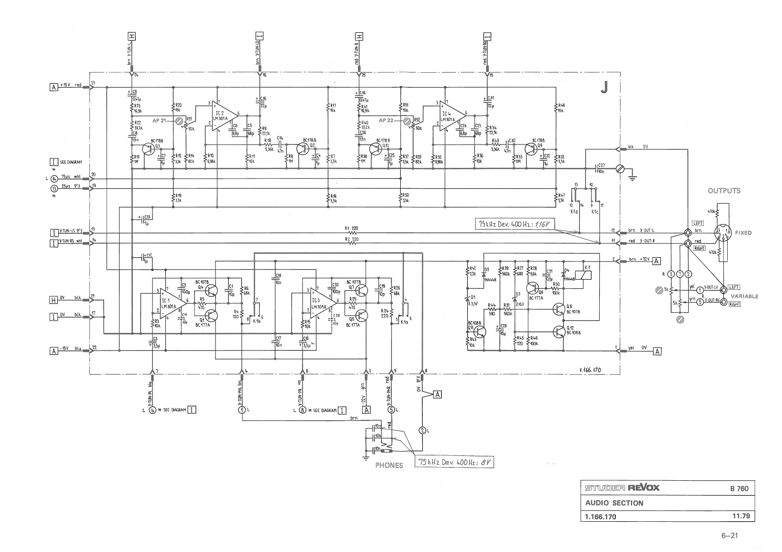 Studer A-176 Service Manual