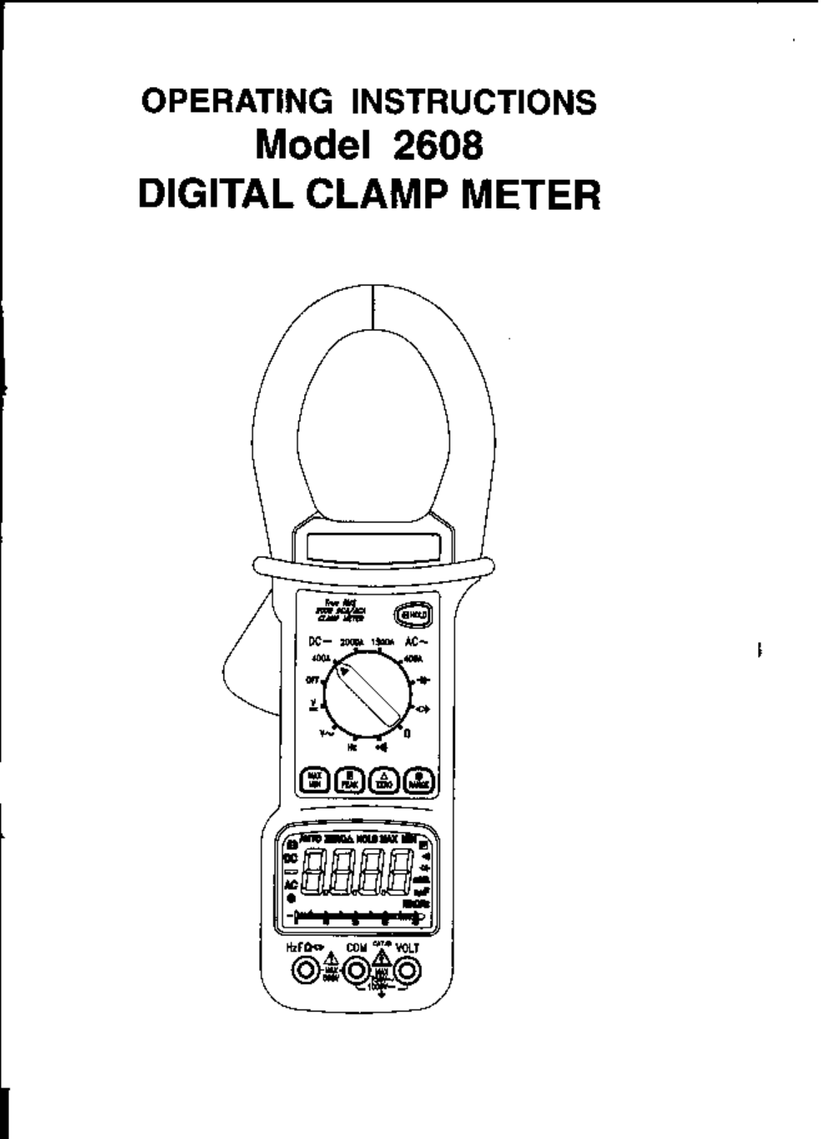 VOLTCRAFT VC-607 User guide