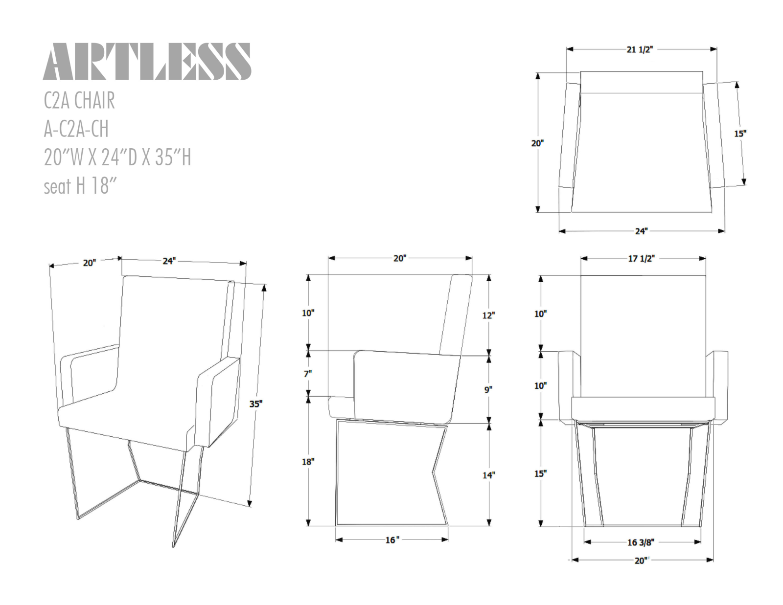ARTLESS LYS10157 Dimensions - ManualMachine.com