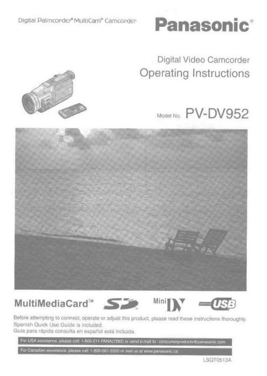 Panasonic PV-DV952 Operating Instruction