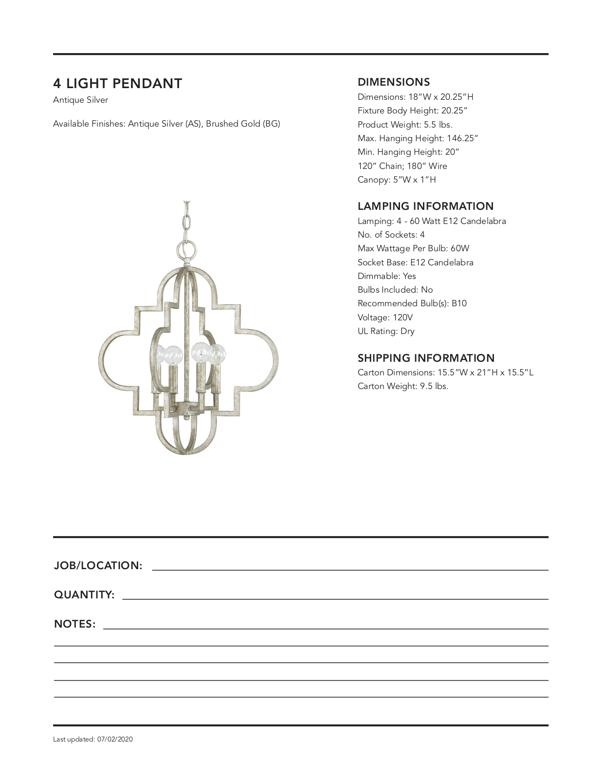 Capital Lighting CPG4439 Specifications - ManualMachine.com