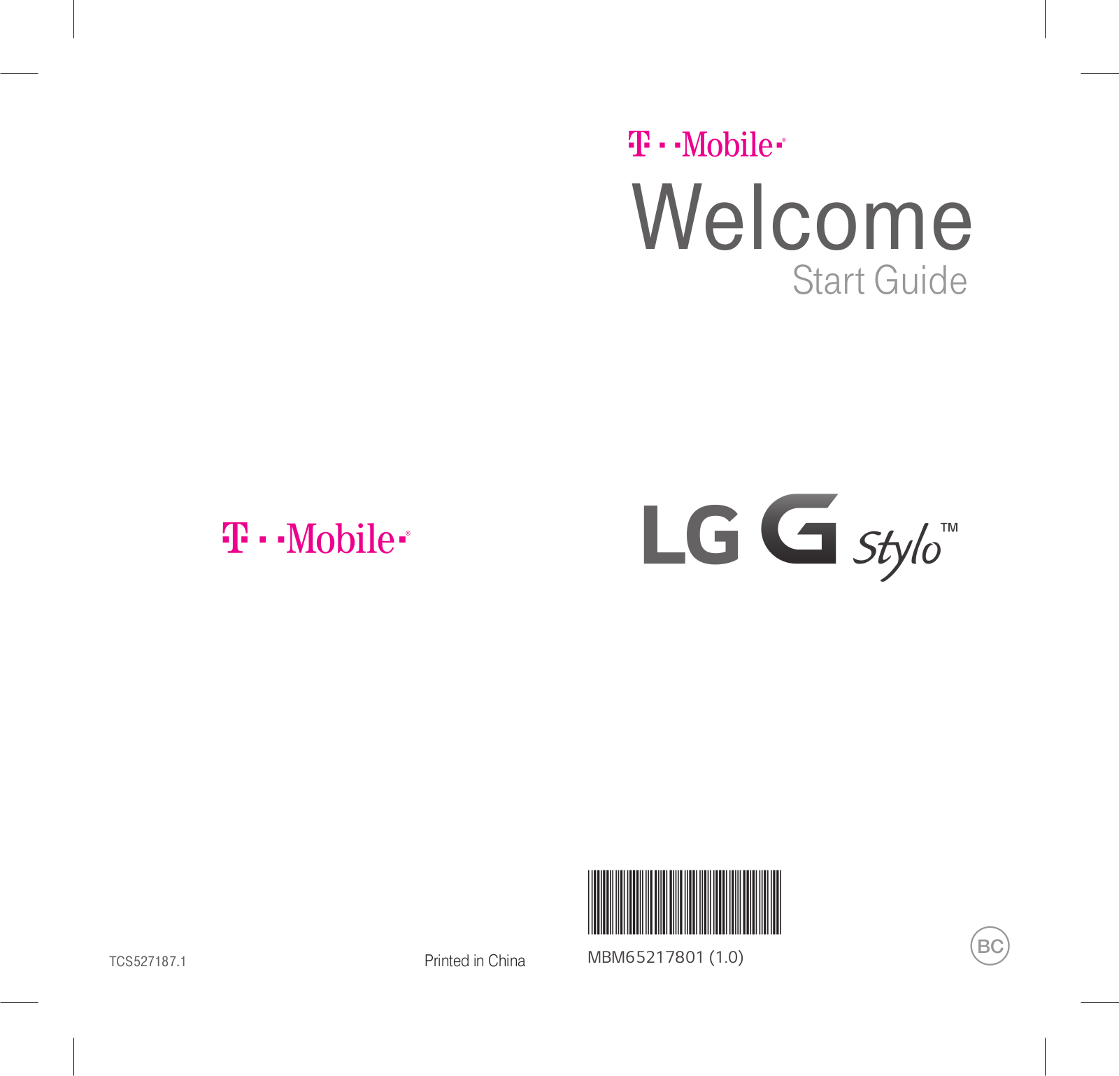 LG H631 Quick Start Manual