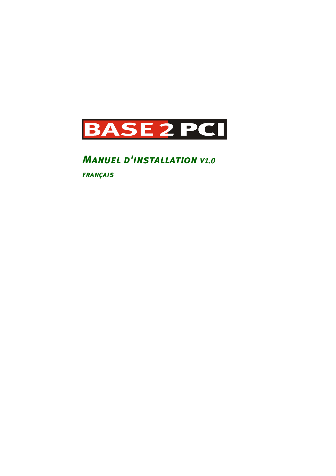 TERRATEC BASE2 PCI User Manual