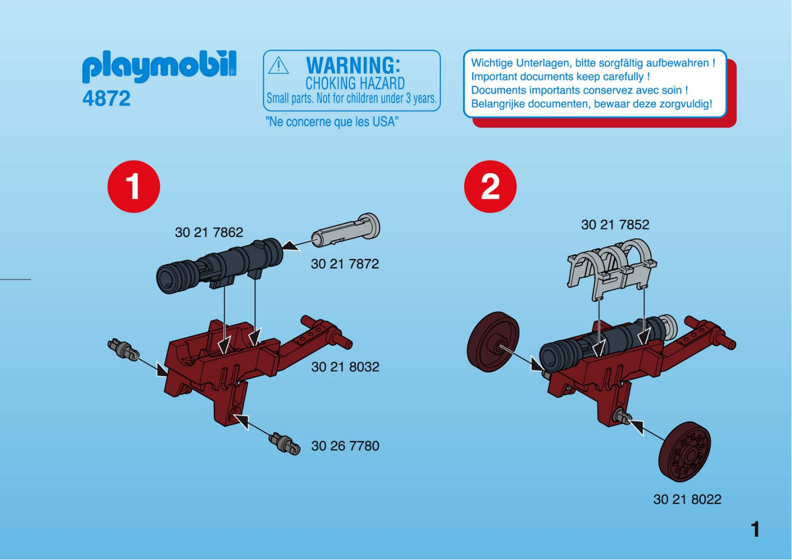 Playmobil 4872 Instructions