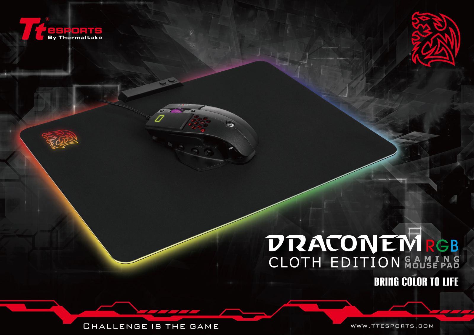 Tt eSPORTS Draconem RGB, Cloth Edition User Manual