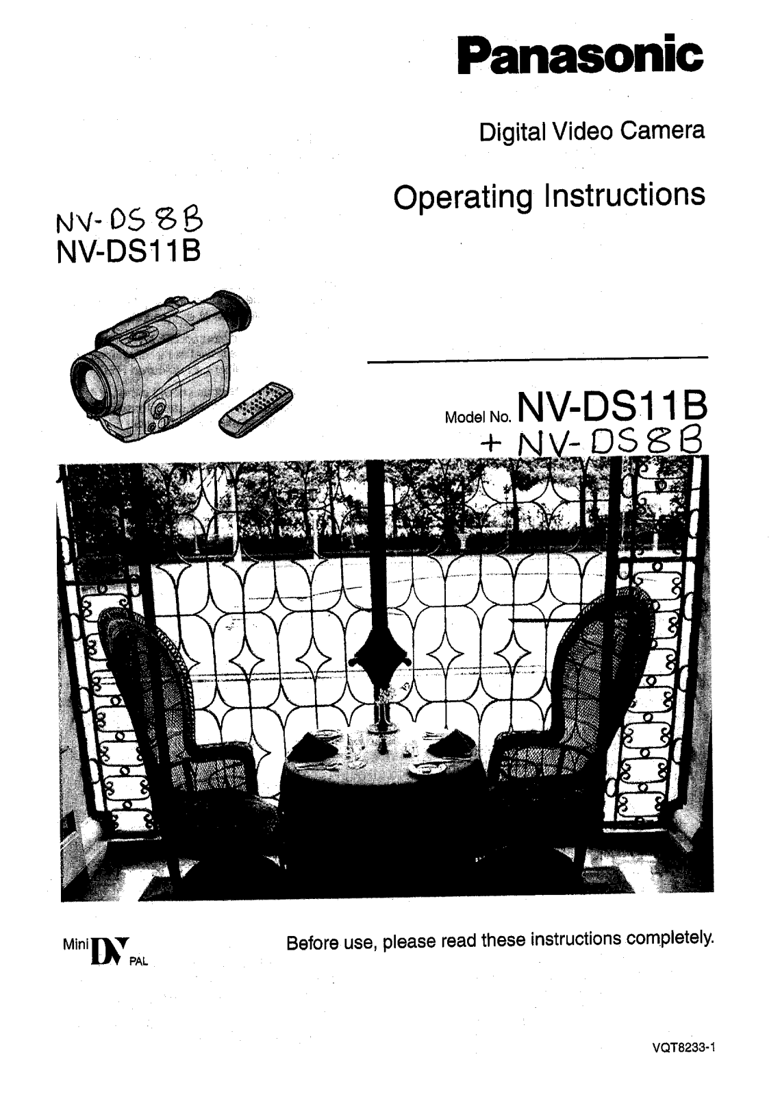 PANASONIC NV-DS11 User Manual