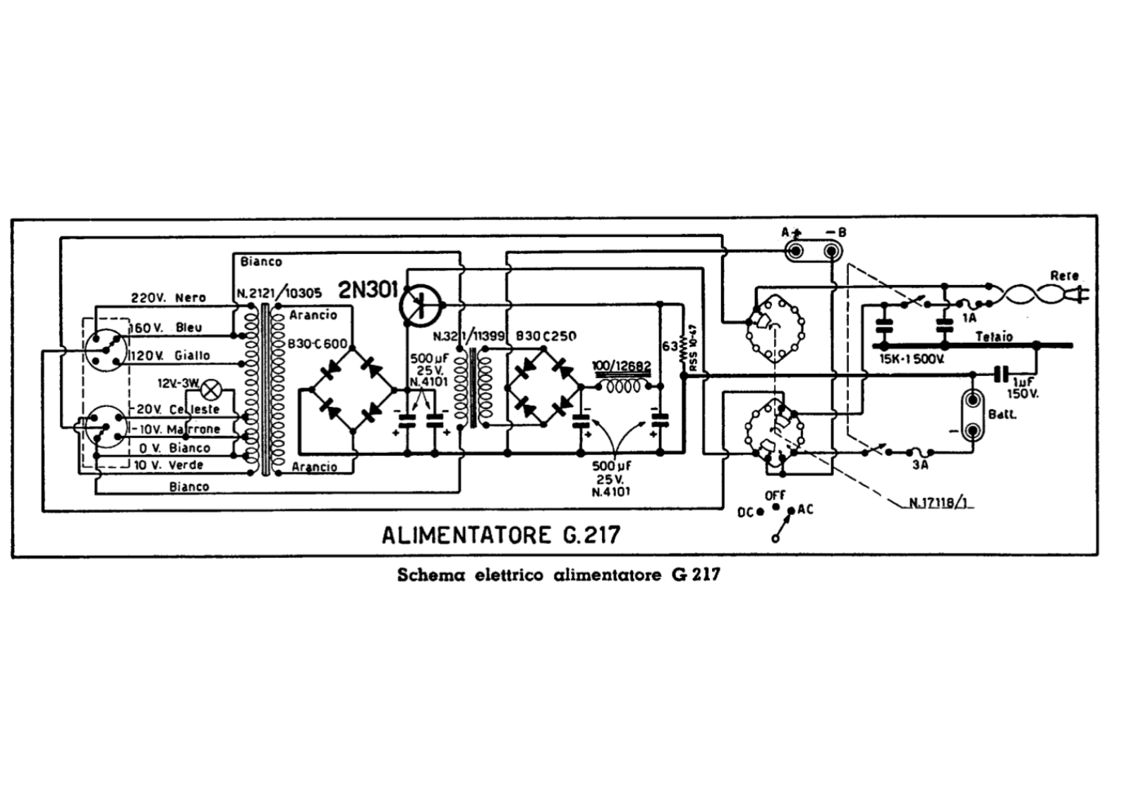 Geloso G217 Schematic