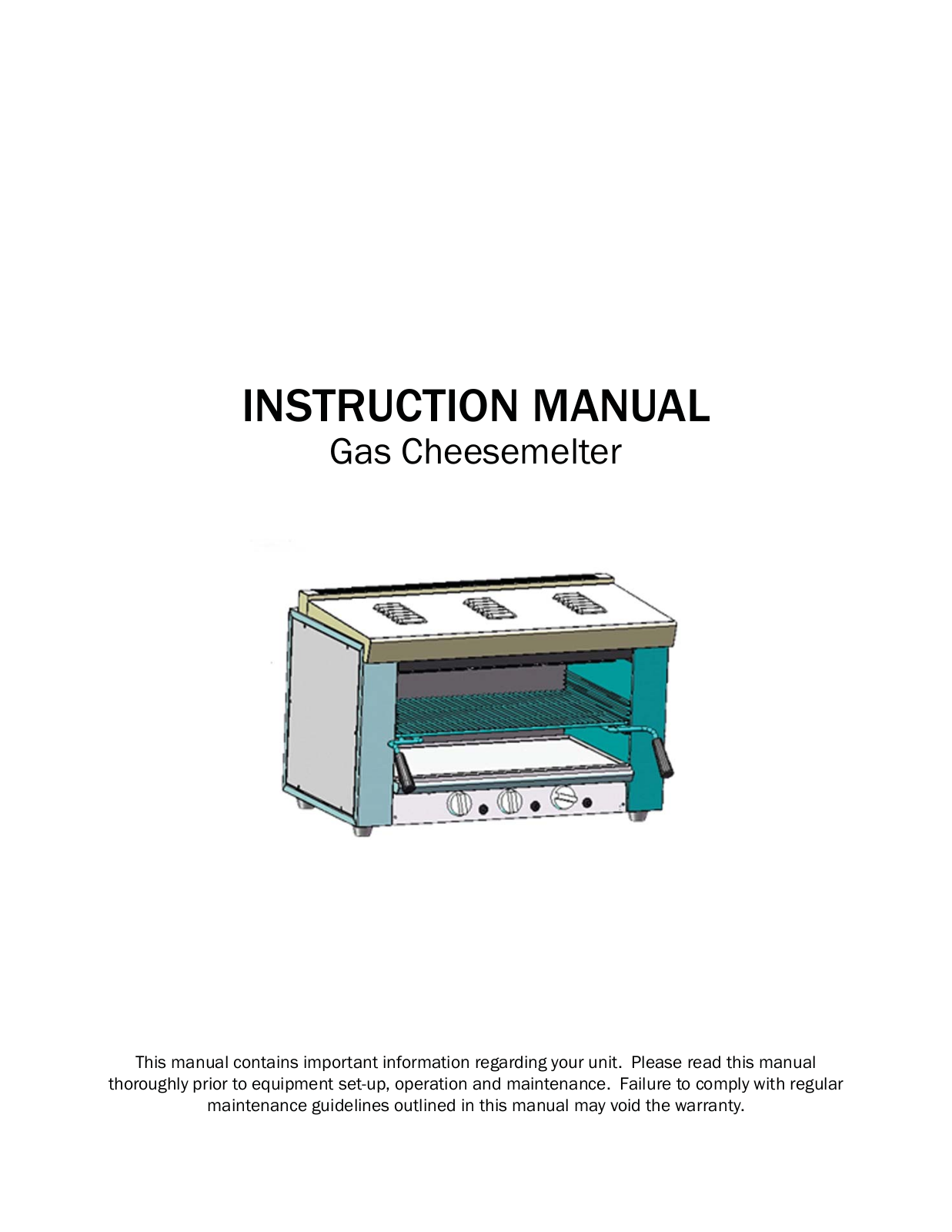 Adcraft BDCHM-36-LPG Installation  Manual