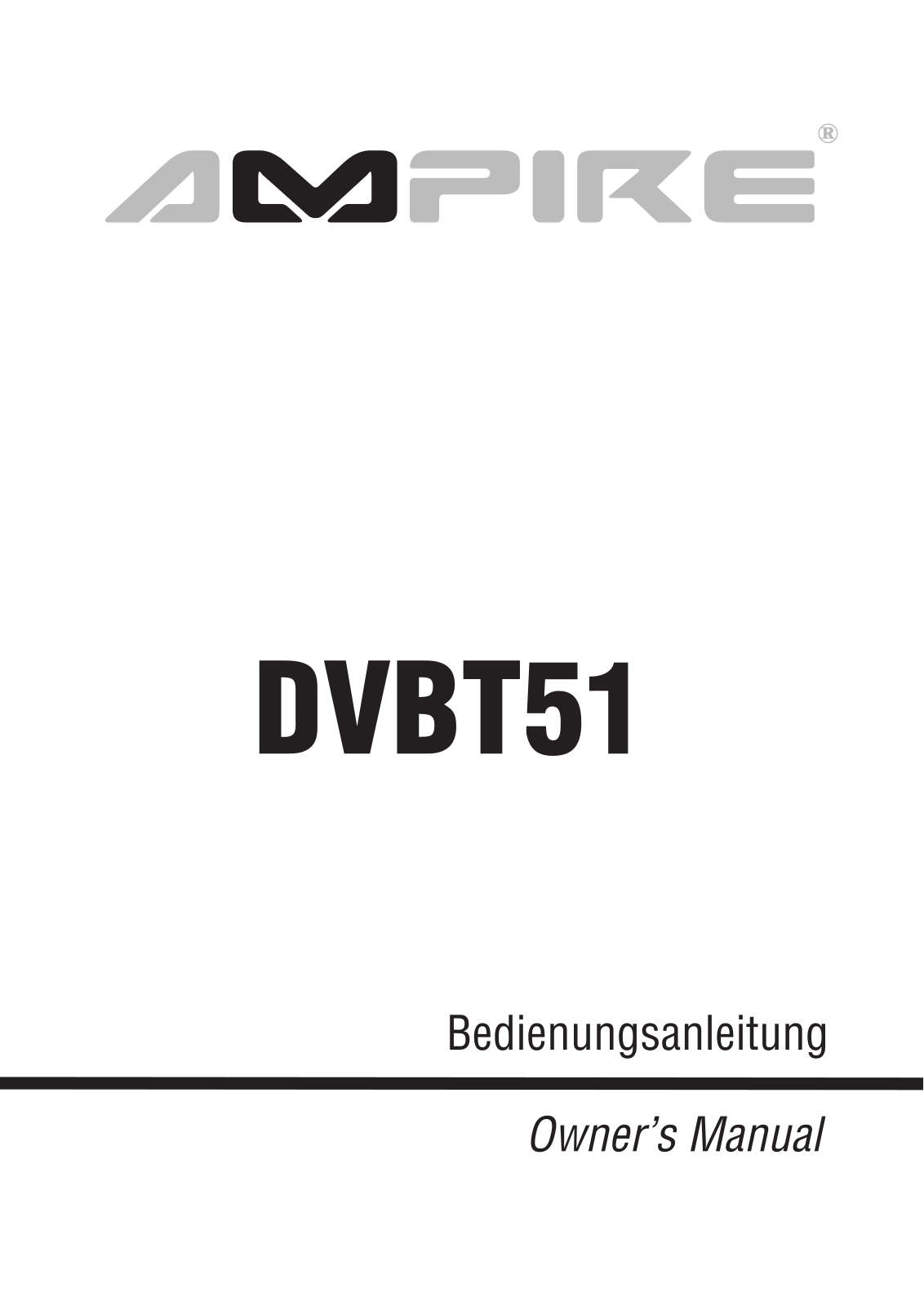 Ampire DVBT-51 User manual - ManualMachine.com