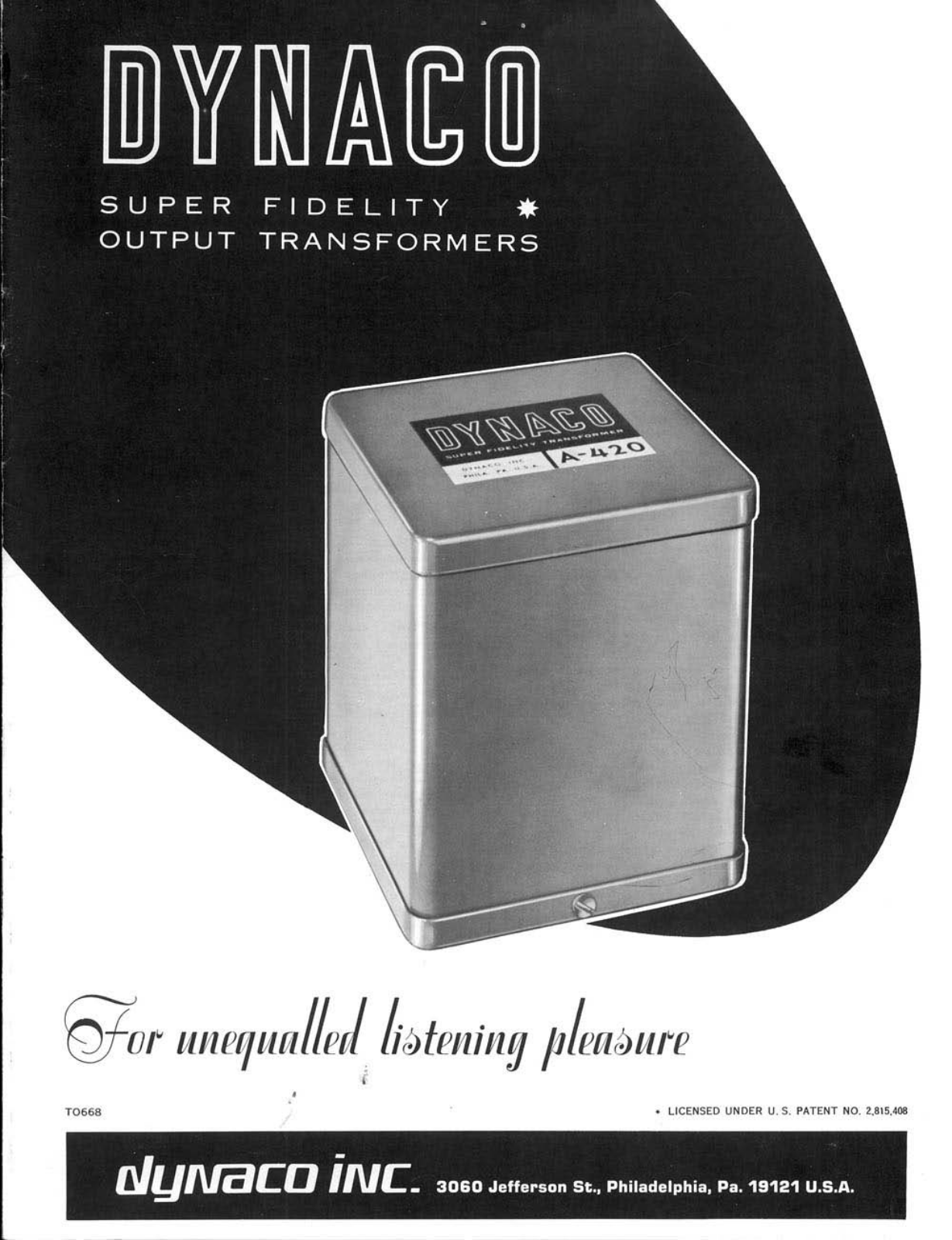 Dynaco transformers schematic